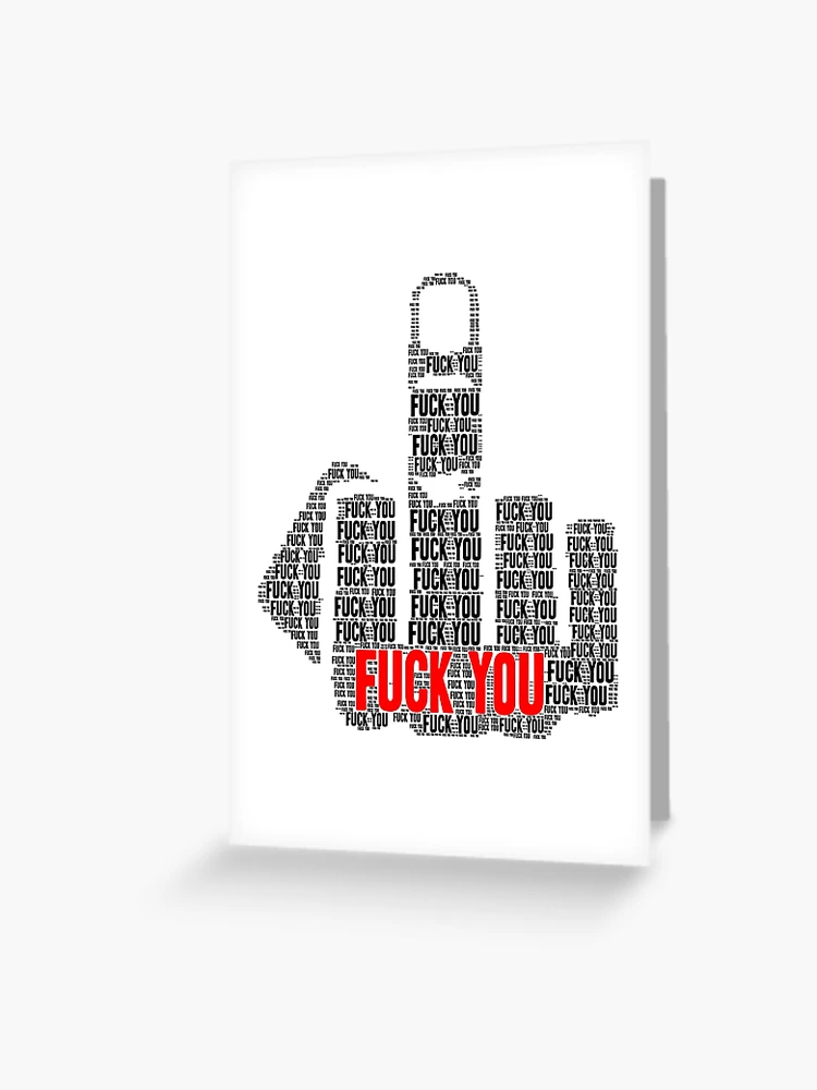 Angry Middle Finger Fuck You Neon Sign For Sale // Neonstation