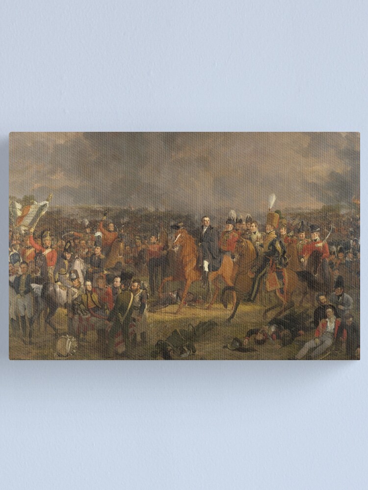 Premium Canvas Art Print of Jan Willem Pieneman The Battle of Waterloo Premium Canvas Art Print of Jan Willem Pieneman The Battle of Waterloo