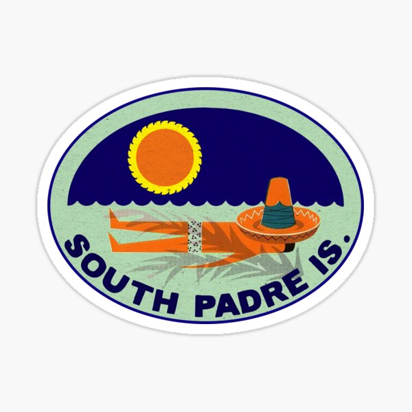 Item preview, South Padre Island Texas Vintage Style Beach Travel designed and sold by Travel Time.