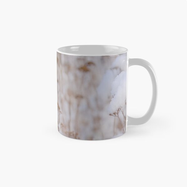 Item preview, Tansy flowers covered by snow designed and sold by xophotography.