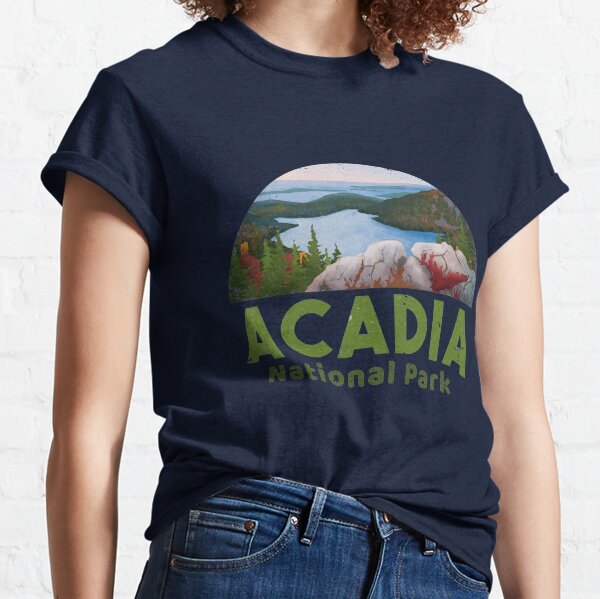 Acadia National Park Shirt Hiking Tees Outdoor Shirts Wilderness