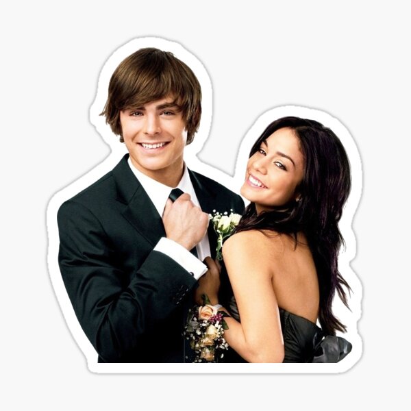 Troy And Gabriella Sticker By Naleys Redbubble