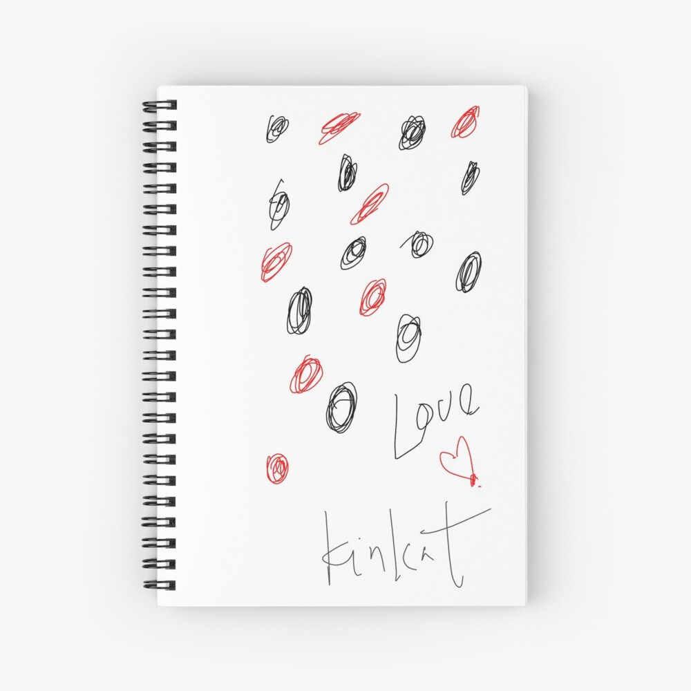 Item preview, Spiral Notebook designed and sold by kinkatstyle.