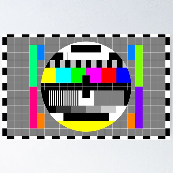 Item preview, PAL TV Test Card designed and sold by Dator.