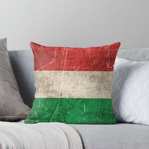 Item preview, Vintage Aged and Scratched Hungarian Flag designed and sold by JeffBartels.