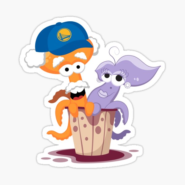 Pop and Mom Tako Sticker