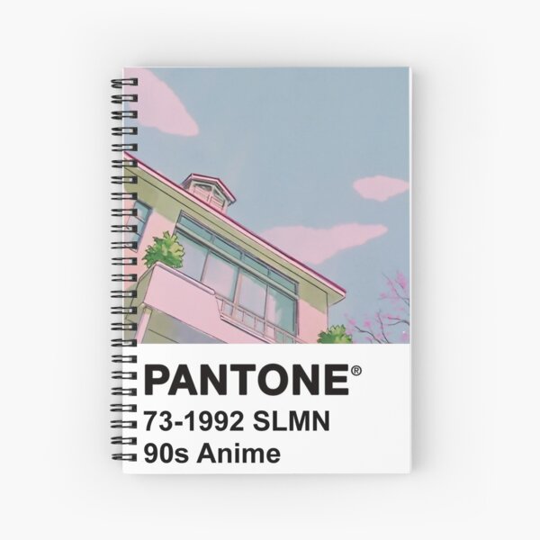 Pantone aesthetic anime keyboard paint Spiral Notebook for Sale