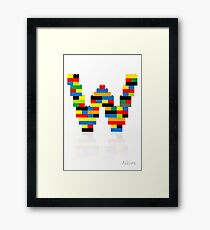 W Framed Print