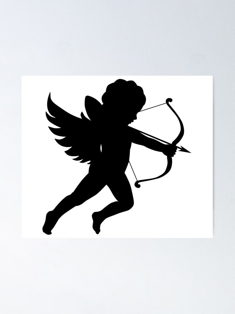 Cupido En El Día De San Valentín ángel De Cupido Con Arco Y Flecha