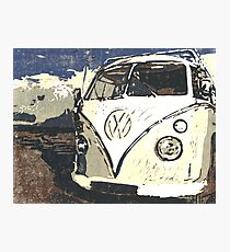 VW Splt Screen Camper 1 Photographic Print