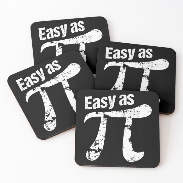 Item preview, Easy as Pi Funny Math Pun designed and sold by Epic Love Designs.