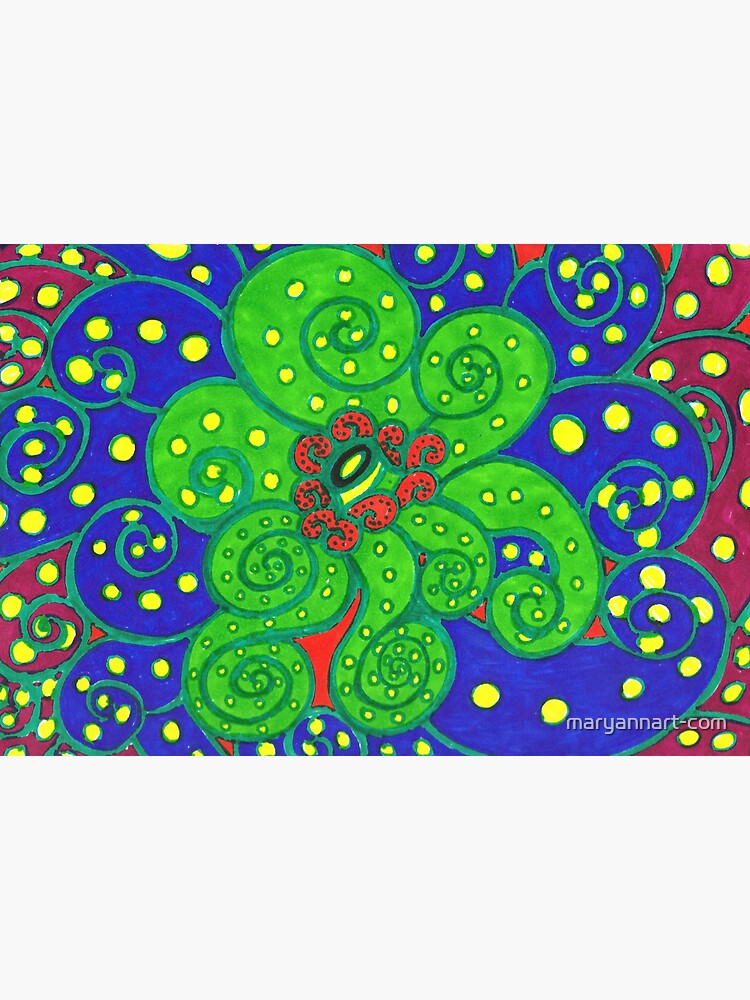 Neon Alien Eye by maryannart-com