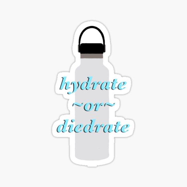 "Light Blue Water Bottle Sticker " Sticker for Sale by tullabee Redbubble