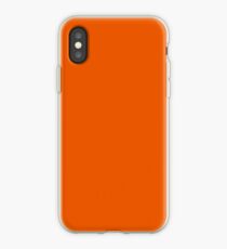 Persimmon Orange iPhone Case