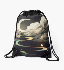 ascending by aurora. Drawstring Bag