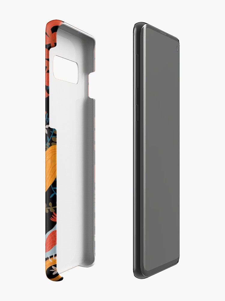Alternate view of fairy tale illustration with a little girl hiding in a big flowers Case & Skin for Samsung Galaxy