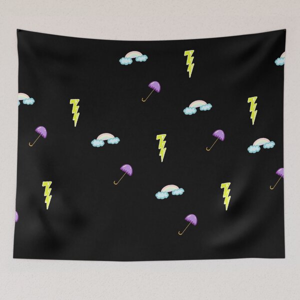 Item preview, umbrellas rainbows lightning designed and sold by resmarted.