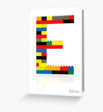 E Greeting Card