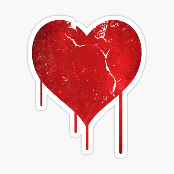 Broken Heart Sticker