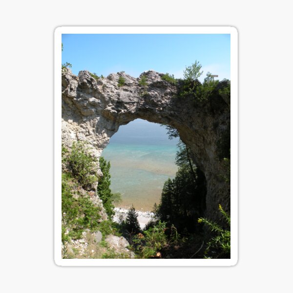 Item preview, Arch Rock, Mackinac Island, Michigan designed and sold by WonderlandGlass.