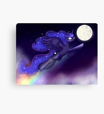 Luna ~ Space Unicorn Canvas Print