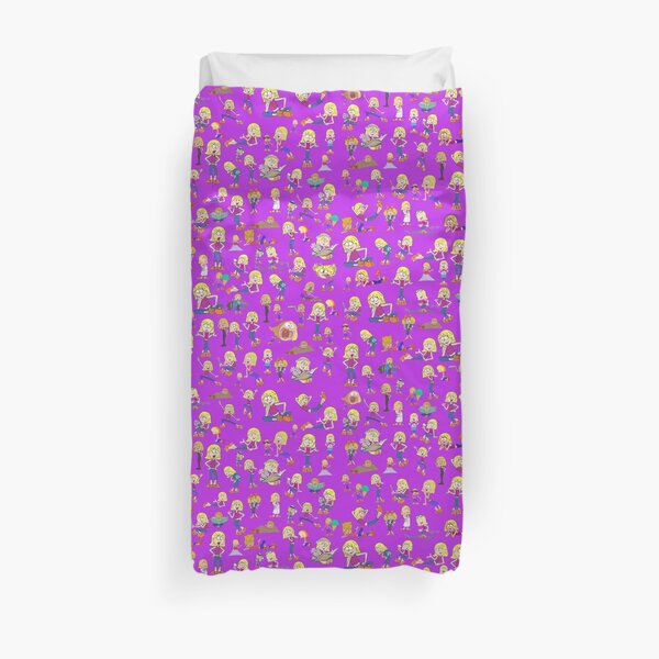 Animated Lizzie McGuire Duvet Cover