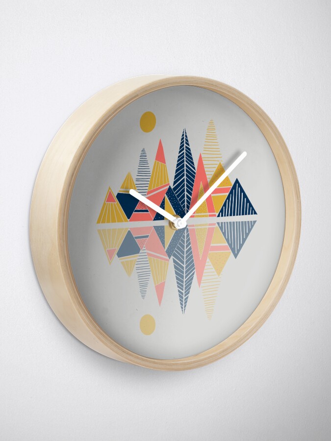 Alternate view of Mountains Reflection Clock
