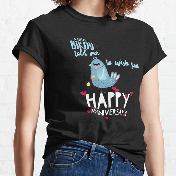 Item preview, A Little Birdy Told Me It Was Your Anniversary designed and sold by digitalbarn.