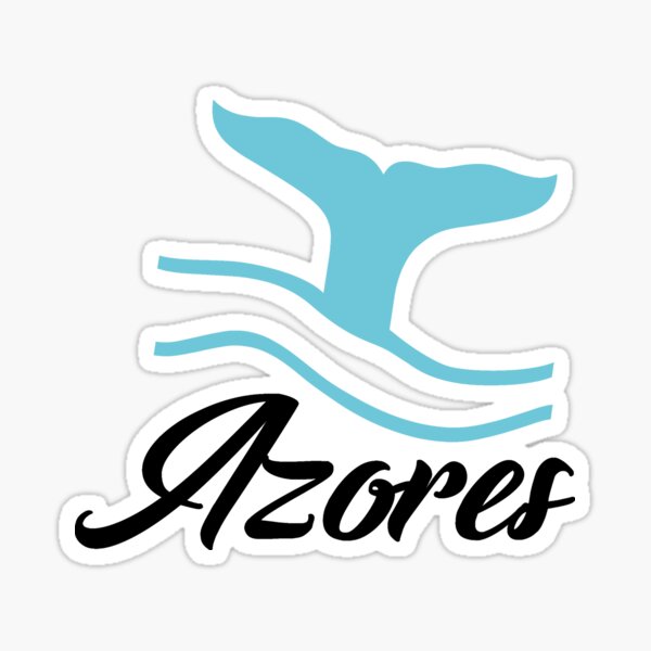 Azores Whale Sticker