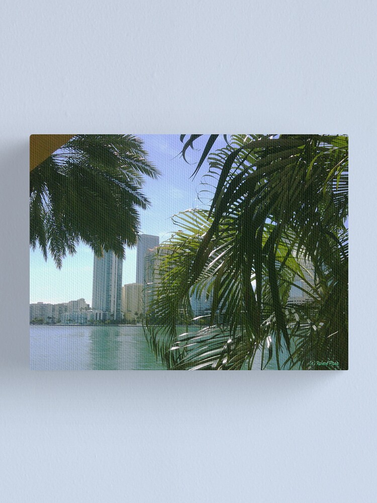 Alternate view of Brickell Bay Canvas Print