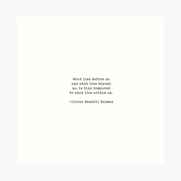 Item preview, Oliver Wendell Holmes | Typewriter Style Quote designed and sold by *Jordan Lee*.