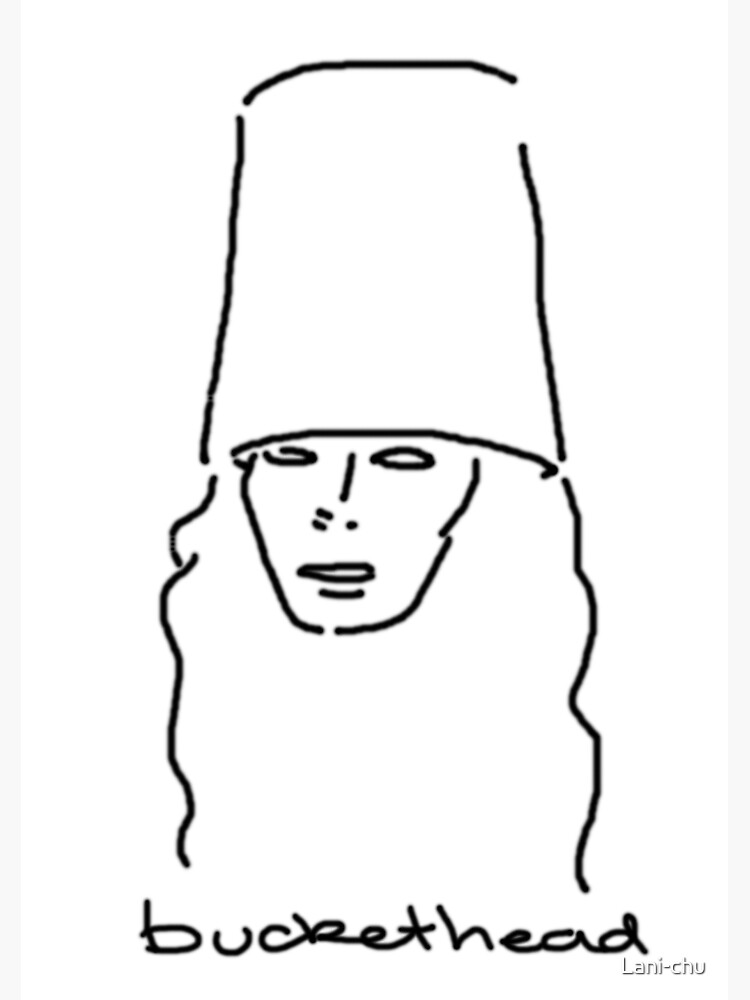"Buckethead" Poster by Lanichu Redbubble