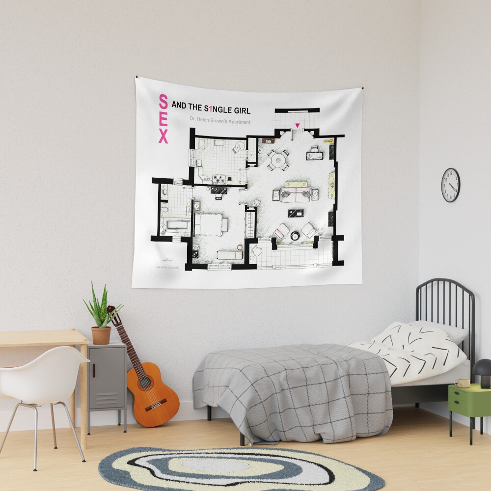 Floorplan of Dr Brown s apartment from SEX AND THE SINGLE GIRL  