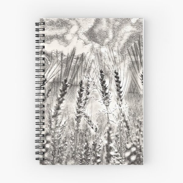 Item preview, Black And White Wheat Field designed and sold by basicusername.