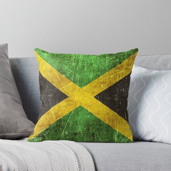 Item preview, Vintage Aged and Scratched Jamaican Flag designed and sold by JeffBartels.