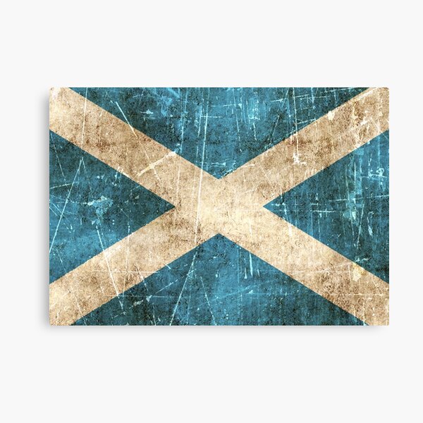 Item preview, Vintage Aged and Scratched Scottish Flag designed and sold by JeffBartels.