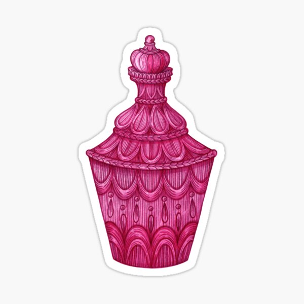 Magenta Bottle Sticker