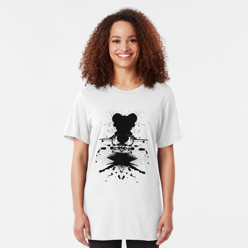 Black Heart. Slim Fit T-Shirt