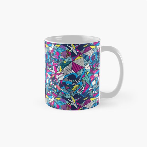 Item preview, Geometric Blue Sugar Skull designed and sold by iamdanry.