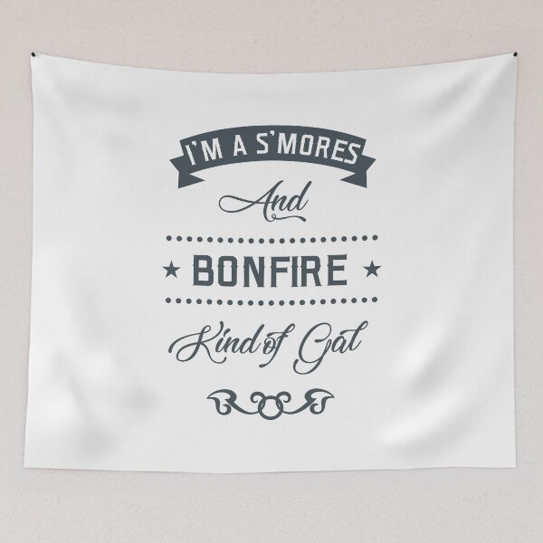Item preview, Funny Smores - I'm A Bonfire Kind Of Girl - Dessert Treat Humor designed and sold by stuch75.