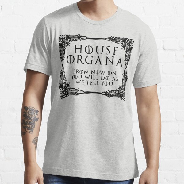 House Organa (black text) Essential T-Shirt