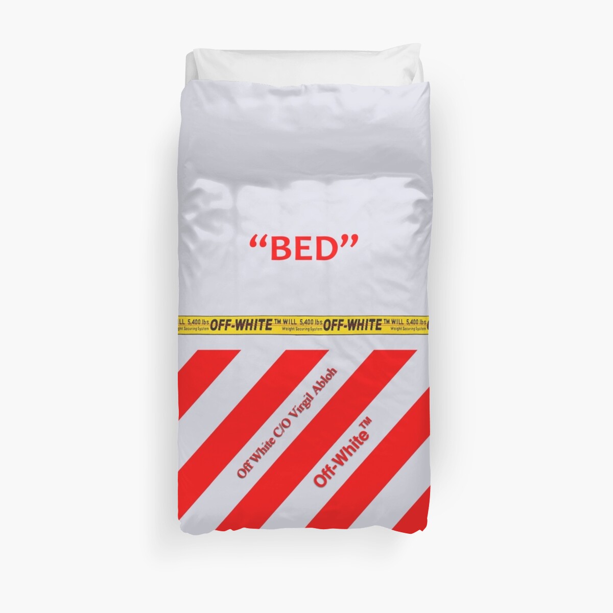 Off White Cover Bed Full Red Stripes Duvet Cover By Karlyoung