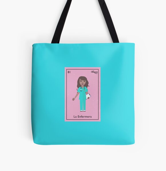 La Enfermera All Over Print Tote Bag