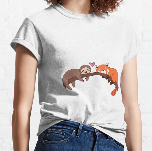 Item preview, Sloth and Red Panda Love designed and sold by mshemdesigns.