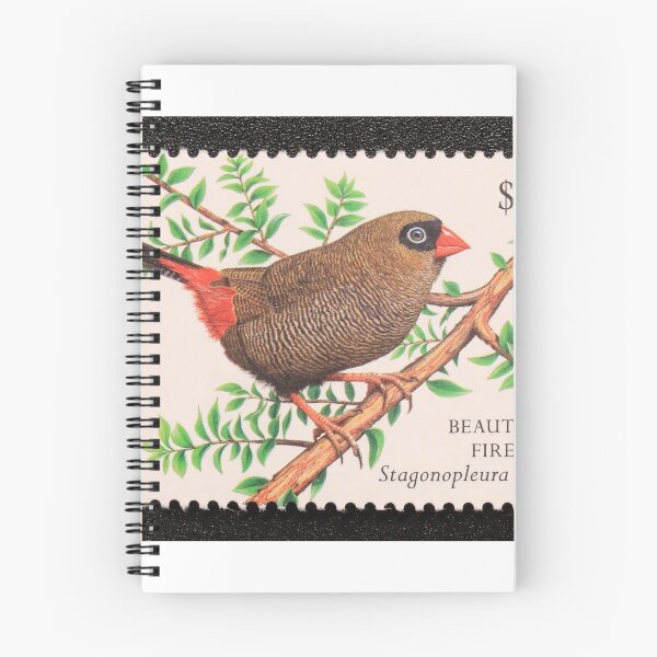 Item preview, $1 Beautiful Firetail-Australia Postage Stamp designed and sold by Chris Coates Photography.com.