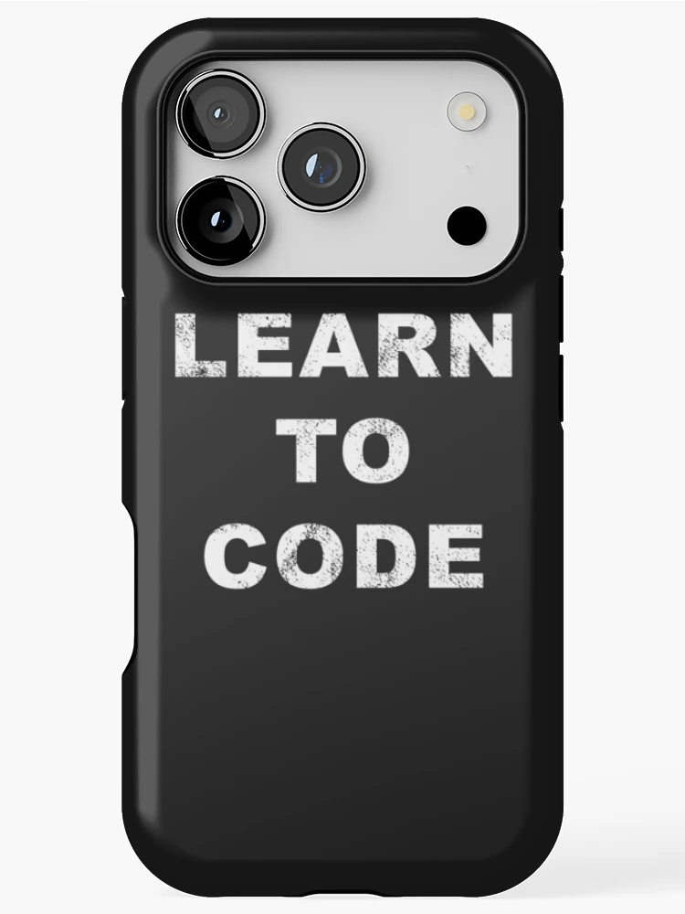 Thumbnail 1 of 4, iPhone Case, Learn To Code designed and sold by AwesomoPower.
