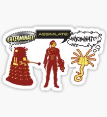 Exterminate, Assimilate, Inseminate! Sticker