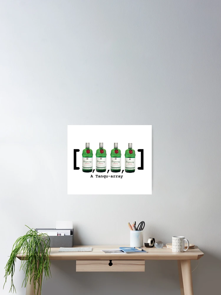 Thumbnail 2 von 3, Poster, Tanqueray - Tanque-Array Informatik-Witz designt und verkauft von mayoop.