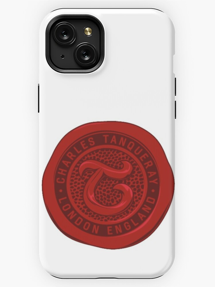 Red Tie-Dye Monogram Protective iPhone Case