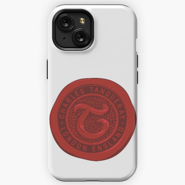 Red Tie-Dye Monogram Protective iPhone Case